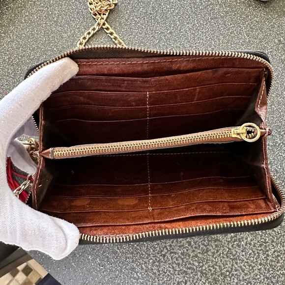 CChloe Leather Zip Around Long Wallet customized Crossbody - Picture 6 of 14